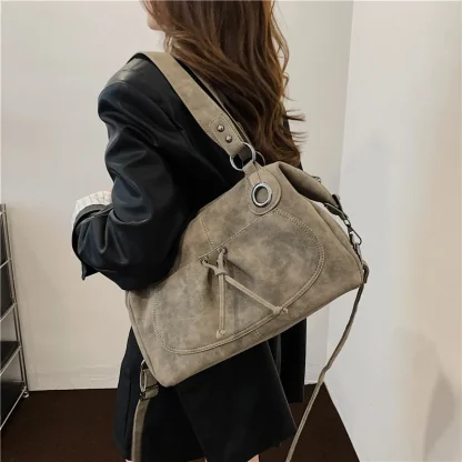 Vintage-style Tote Shoulder Bag