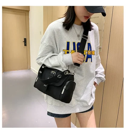 Belted Lock Shoulder Bag - Image 3