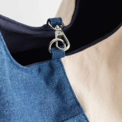 Denim Patchwork Shoulder Bag - Image 3