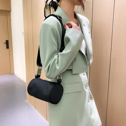 Cylinder-shaped Shoulder Bag - Image 2