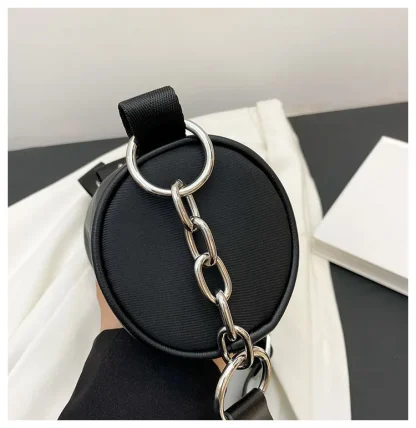 Cylinder-shaped Shoulder Bag - Image 5