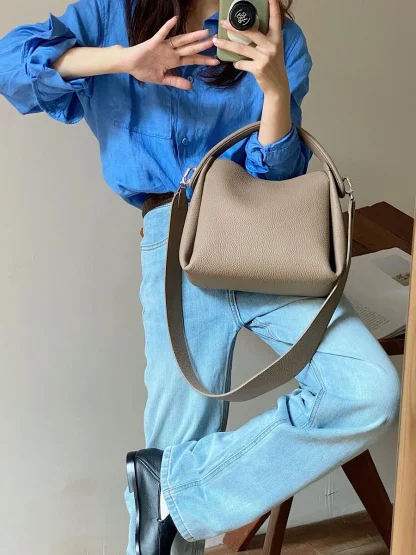 Minimalist Box Shoulder Bag - Image 7