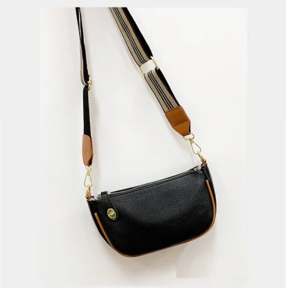 Black Handy Shoulder Bag - Image 6
