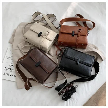 Retro Crossbody Shoulder Bag - Image 7