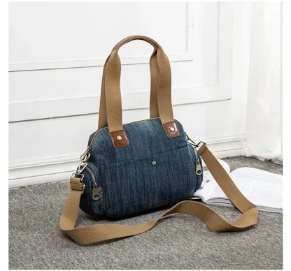 Casual Denim Shoulder Bag