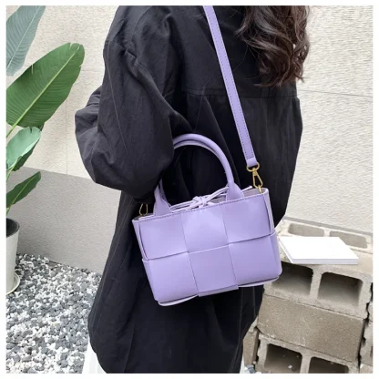 Mini Plaid Shoulder Handbag - Image 2