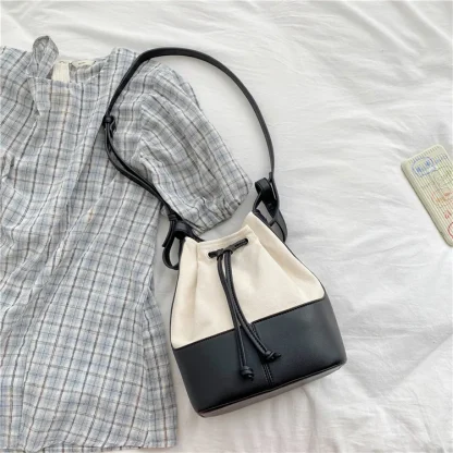 Drawstring Crossbody Shoulder Bag