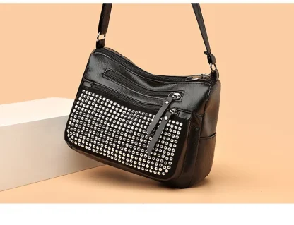 Multi-layer Messenger Shoulder Bag - Image 3