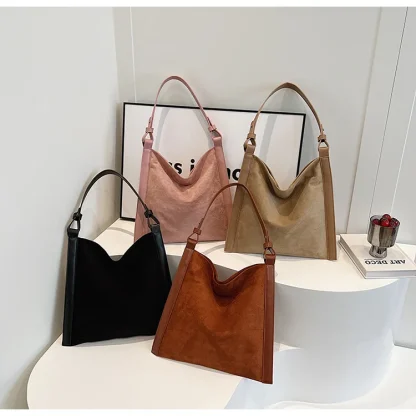 Soft Solid Shoulder Bag - Image 6
