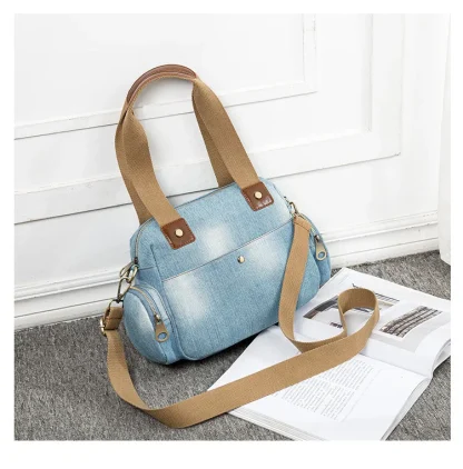 Casual Denim Shoulder Bag - Image 2