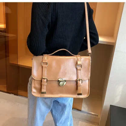Multifunctional Satchel Shoulder Bag - Image 6