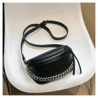 Saddle Crossbody Shoulder Bag - Image 4