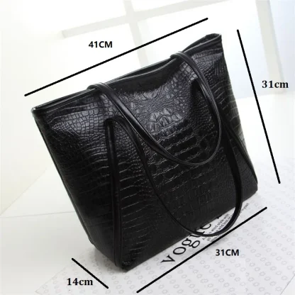 Black Durable Shoulder Bag - Image 7
