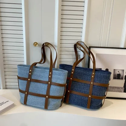 Summer Denim Shoulder Bag - Image 5