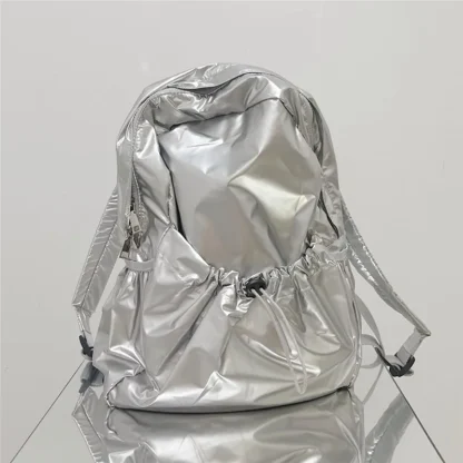 Metallic Backpack Shoulder Bag - Image 5