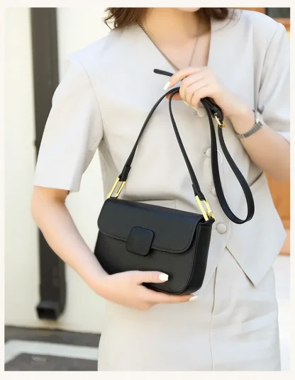 Flap Crossbody Shoulder Bag - Image 5