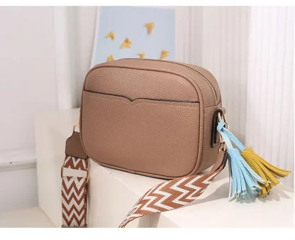 Shoulder Bag with Tassels