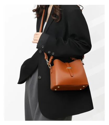 Ruched Handle Shoulder Bag