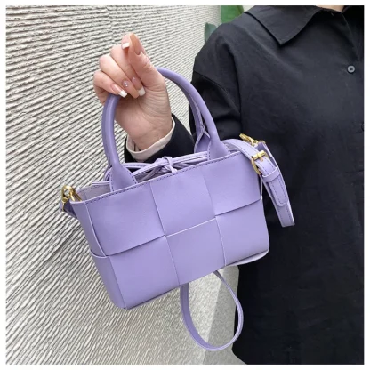 Mini Plaid Shoulder Handbag