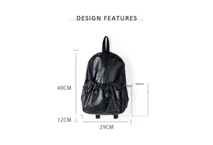 Metallic Backpack Shoulder Bag - Image 7