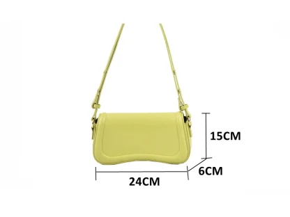 Aesthetic Flap Shoulder Bag - Image 7