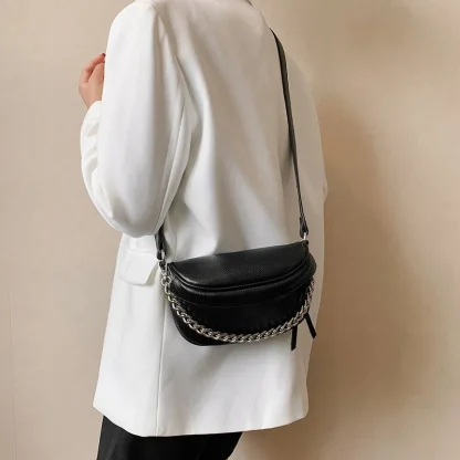 Saddle Crossbody Shoulder Bag - Image 3
