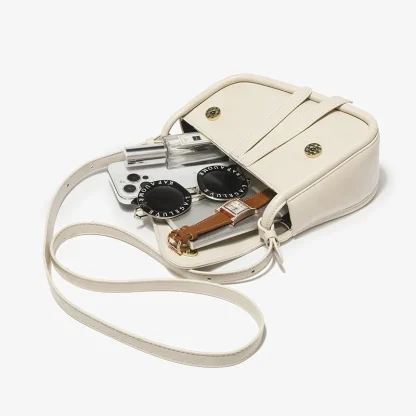 Asymmetric Saddle Shoulder Bag - Image 3