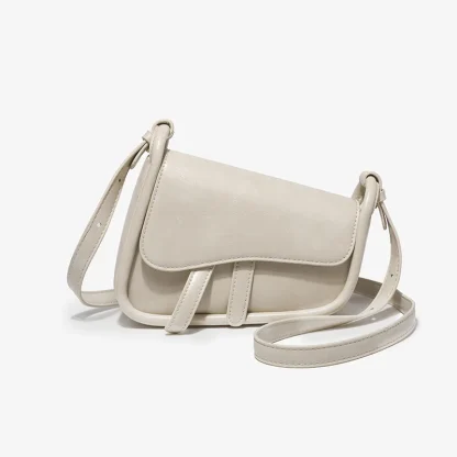 Asymmetric Saddle Shoulder Bag