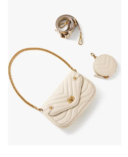 Quilted Flap Shoulder Bag