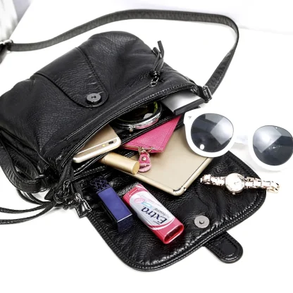Messenger Crossbody Shoulder Bag - Image 3