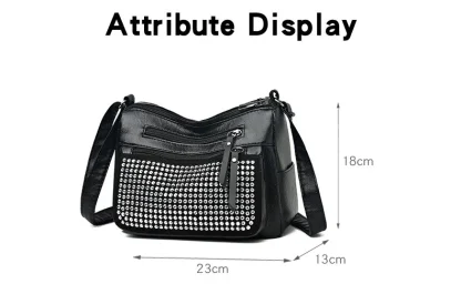 Multi-layer Messenger Shoulder Bag - Image 7