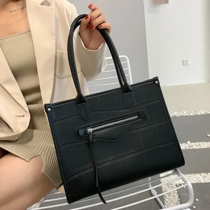 Stone Pattern Shoulder Bag