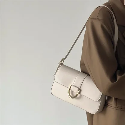 Classic Buckle Shoulder Bag - Image 2
