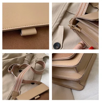 Trendy Flap Shoulder Bag - Image 7