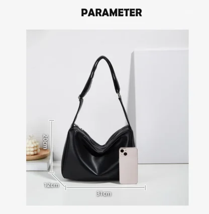 Classic Minimalist Shoulder Bag - Image 7