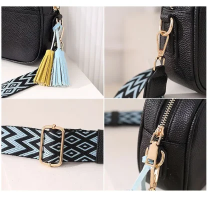 Shoulder Bag with Tassels - Image 6
