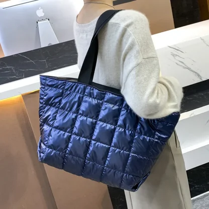Quilted Tote Shoulder Bag