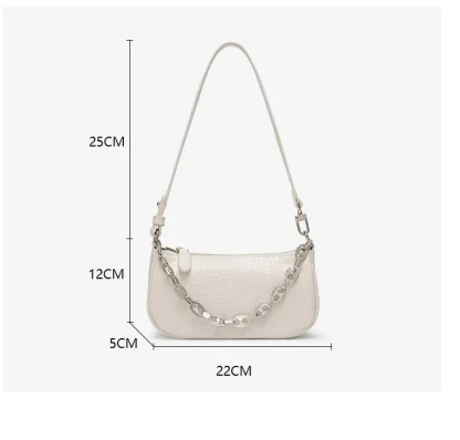 Alligator Pattern Shoulder Bag - Image 7