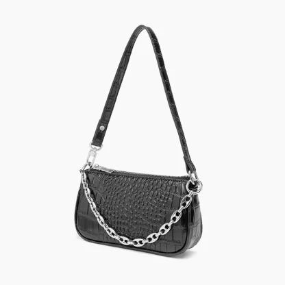 Alligator Pattern Shoulder Bag