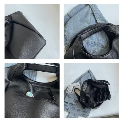 Sleek Large Capacity Shoulder Bag - Image 6