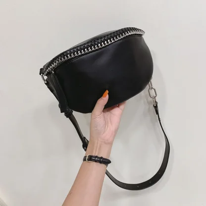 Black Fanny Pack Shoulder Bag - Image 2