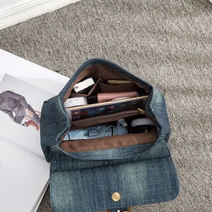 Casual Denim Shoulder Bags - Image 6
