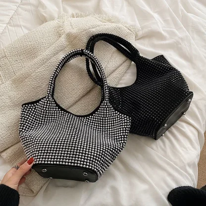Luxury Diamond-like Shoulder Bag - Image 5