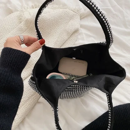 Luxury Diamond-like Shoulder Bag - Image 4