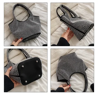 Luxury Diamond-like Shoulder Bag - Image 7
