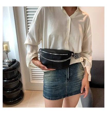 Fanny Pack Chain Shoulder Bags - Image 2