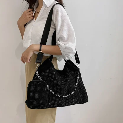 Luxury Diamond-like Shoulder Bags - Image 2