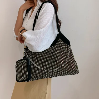 Luxury Diamond-like Shoulder Bags