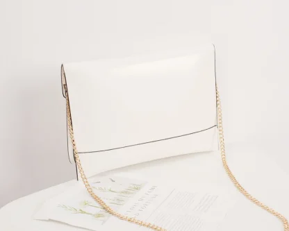 Chain Strap Envelope Shoulder Bags - Image 5