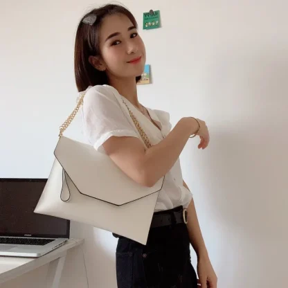 Chain Strap Envelope Shoulder Bags - Image 2